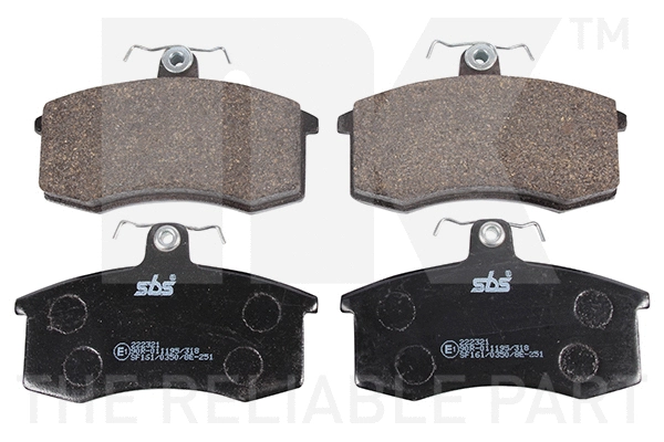 Brake Pad Set, disc brake (222321)