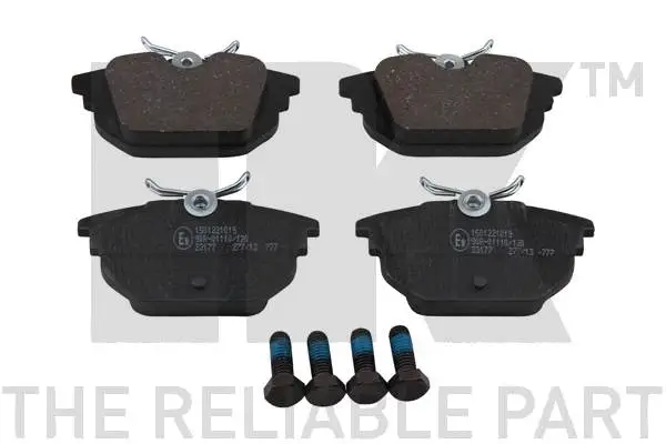 Brake Pad Set, disc brake (221019)