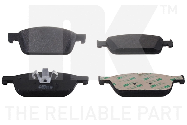 Brake Pad Set, disc brake (222580)