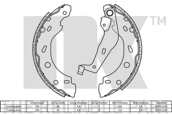 Brake Shoe Set