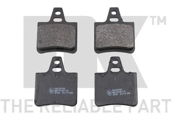 Brake Pad Set, disc brake (221932)
