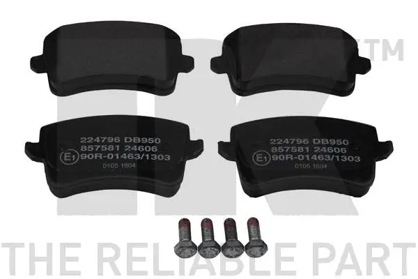Brake Pad Set, disc brake (224796)