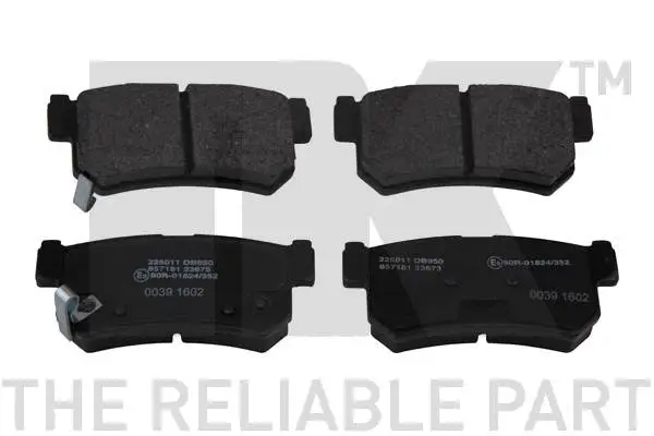 Brake Pad Set, disc brake (225011)