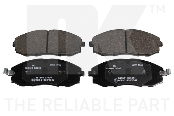 Brake Pad Set, disc brake (223409)