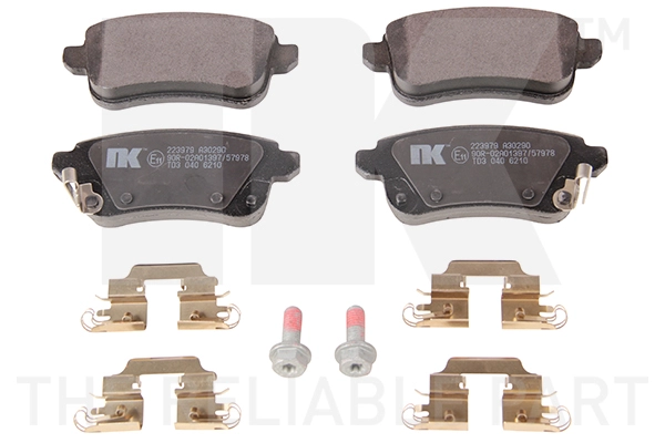 Brake Pad Set, disc brake (223979)
