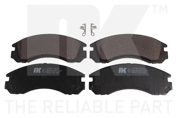 Brake Pad Set, disc brake (221965)