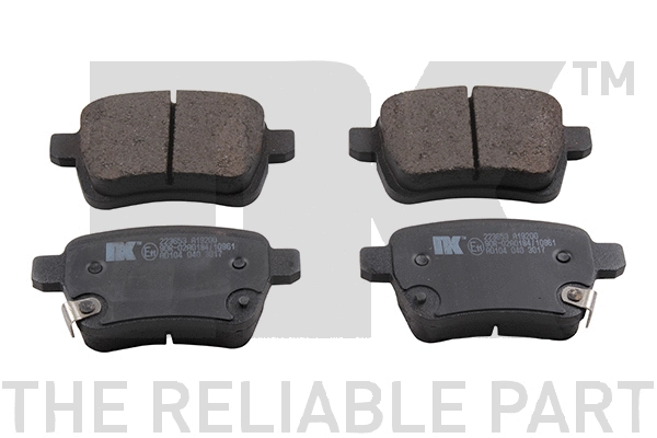 Brake Pad Set, disc brake (223653)