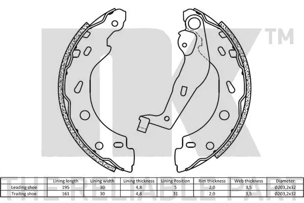 Brake Shoe Set
