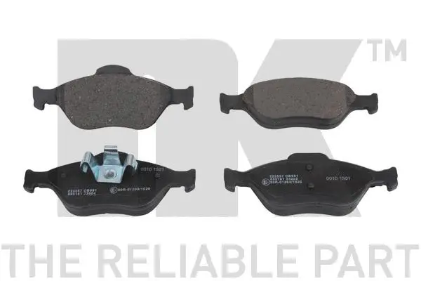 Brake Pad Set, disc brake (222557)