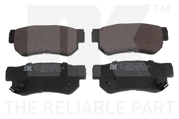 Brake Pad Set, disc brake (223415)