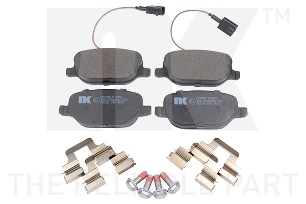 Brake Pad Set, disc brake (221036)