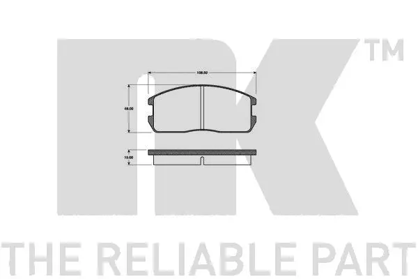 Brake Pad Set, disc brake (223003)