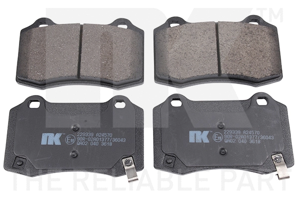 Brake Pad Set, disc brake (229339)