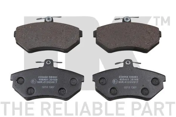 Brake Pad Set, disc brake (229968)