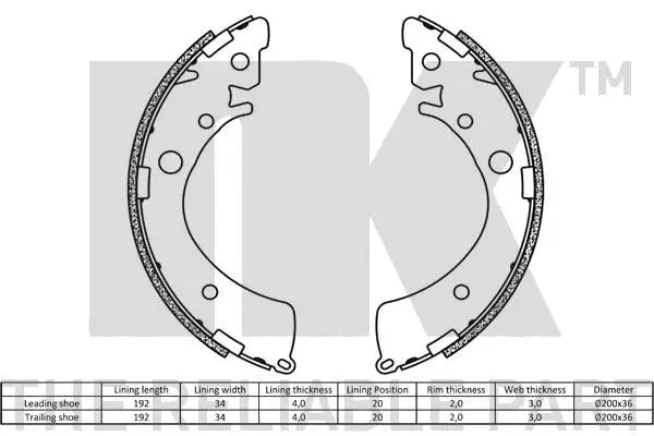 Brake Shoe Set