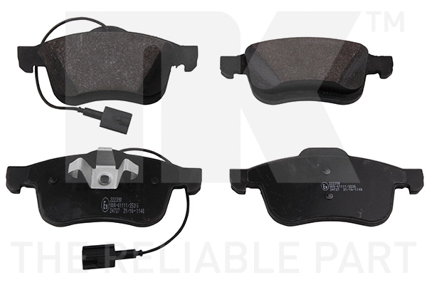 Brake Pad Set, disc brake (222390)
