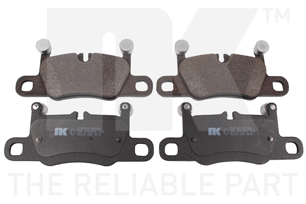 Brake Pad Set, disc brake (2247143)