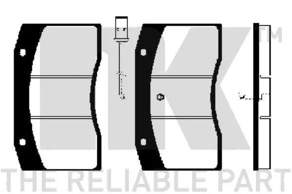 Brake Pad Set, disc brake (222352)