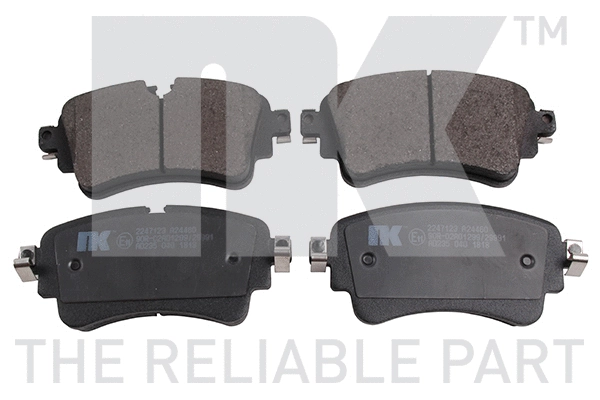 Brake Pad Set, disc brake (2247123)