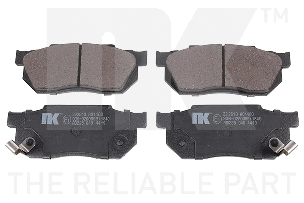 Brake Pad Set, disc brake (222613)