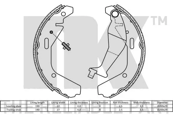 Brake Shoe Set