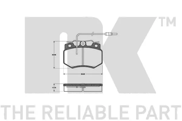Brake Pad Set, disc brake (221919)