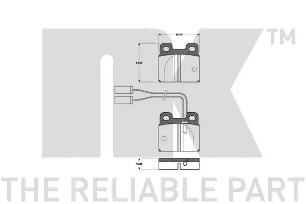 Brake Pad Set, disc brake (221006)