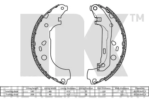 Brake Shoe Set