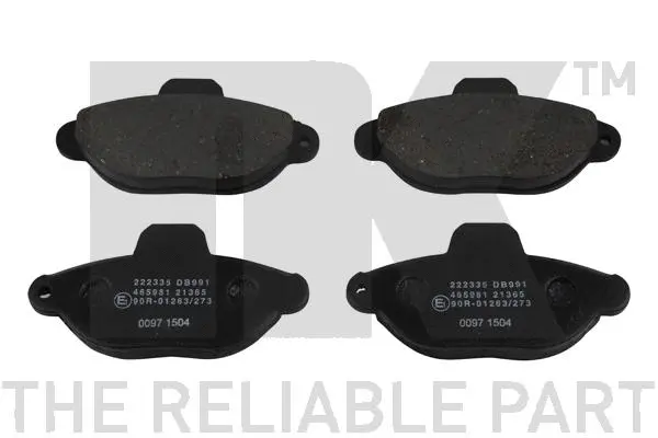 Brake Pad Set, disc brake (222335)
