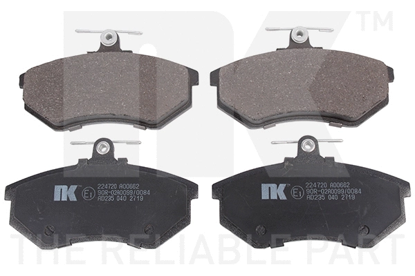 Brake Pad Set, disc brake (224720)