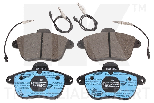 Brake Pad Set, disc brake (223725)