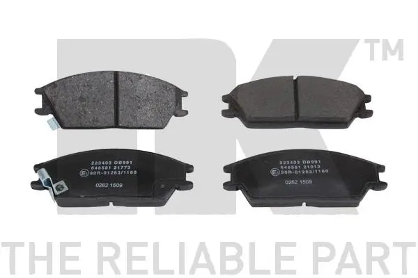 Brake Pad Set, disc brake (223403)