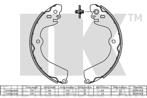 Brake Shoe Set