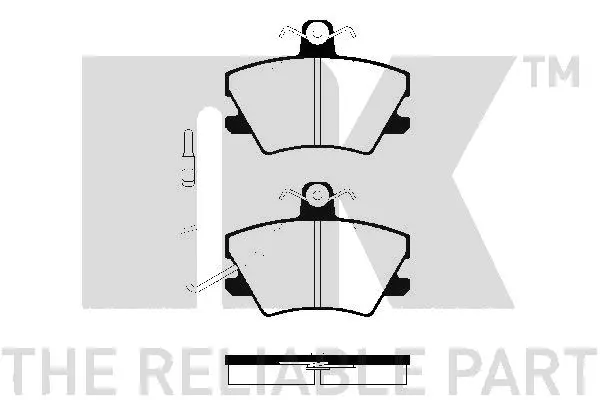 Brake Pad Set, disc brake (223732)