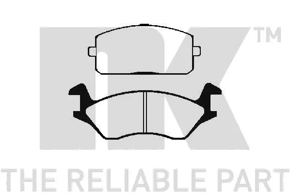 Brake Pad Set, disc brake (224505)