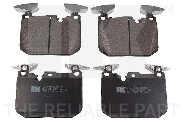 Brake Pad Set, disc brake (221578)