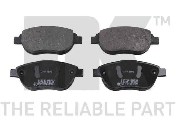Brake Pad Set, disc brake (223740)