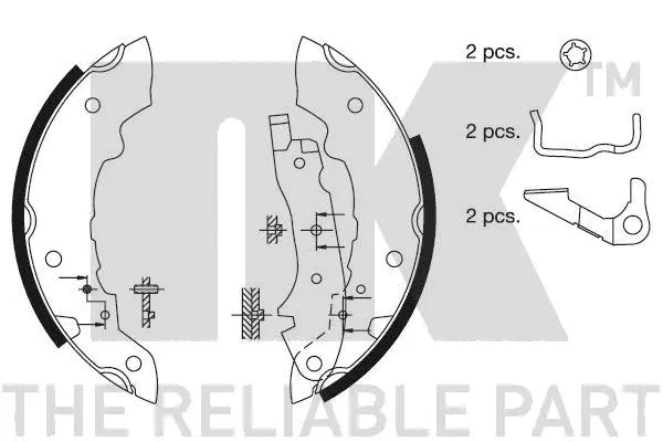 Brake Shoe Set (2799312)