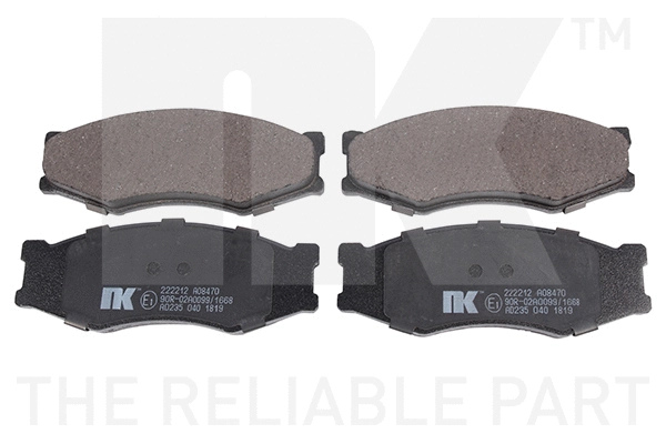 Brake Pad Set, disc brake (222212)