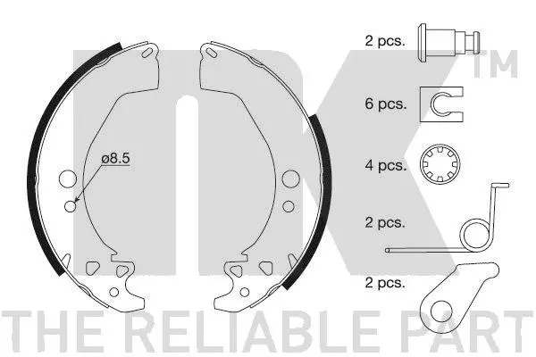 Brake Shoe Set (2737649)