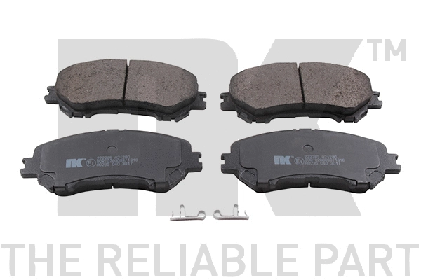 Brake Pad Set, disc brake (222285)