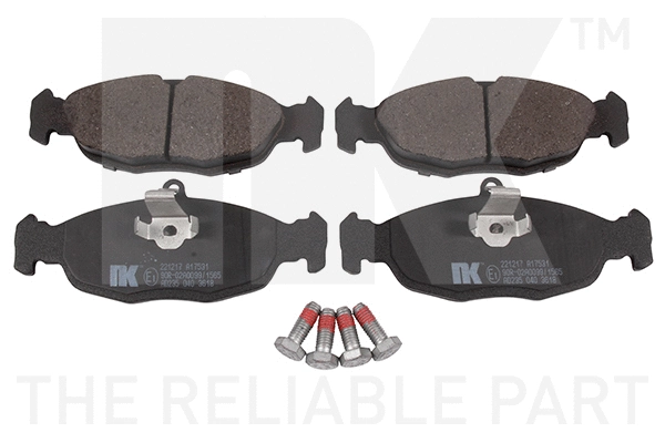 Brake Pad Set, disc brake (221217)