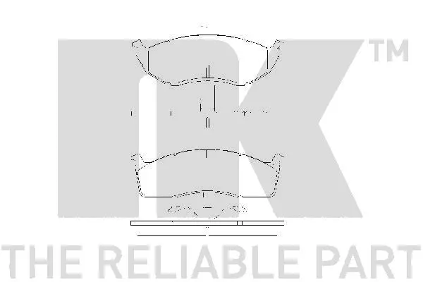 Brake Pad Set, disc brake (229308)
