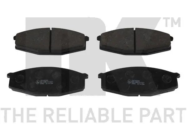 Brake Pad Set, disc brake (222208)