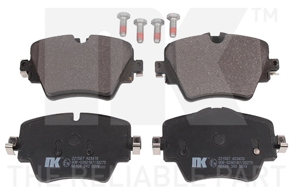 Brake Pad Set, disc brake (221567)