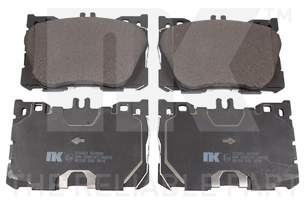 Brake Pad Set, disc brake (223391)