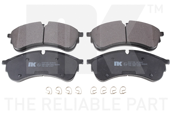 Brake Pad Set, disc brake (2247155)