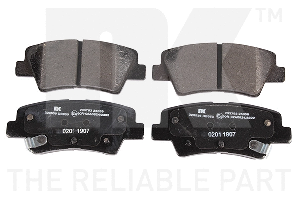Brake Pad Set, disc brake (223536)