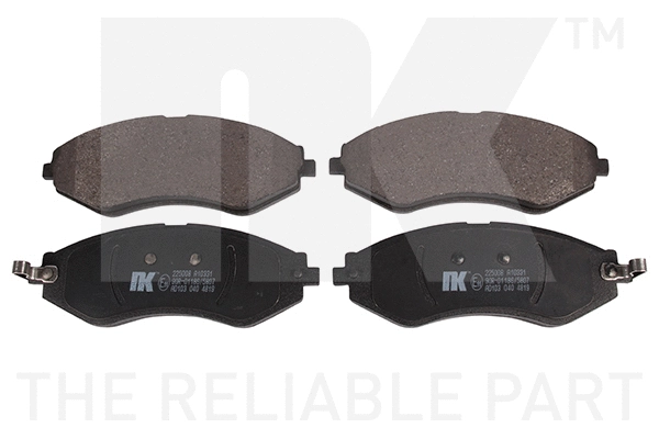 Brake Pad Set, disc brake (225008)