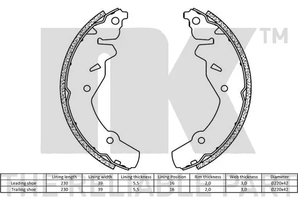 Brake Shoe Set